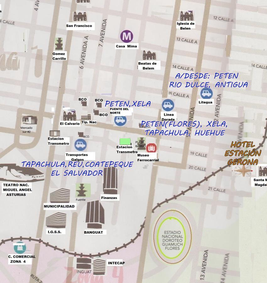 Hotel Estacion Gerona Bed & Breakfast Guatemala City Екстер'єр фото